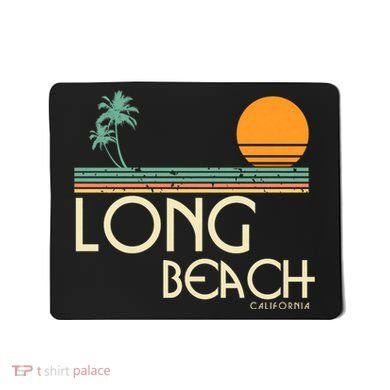 Oc Surf Style Vintage Long Beach California Mousepad