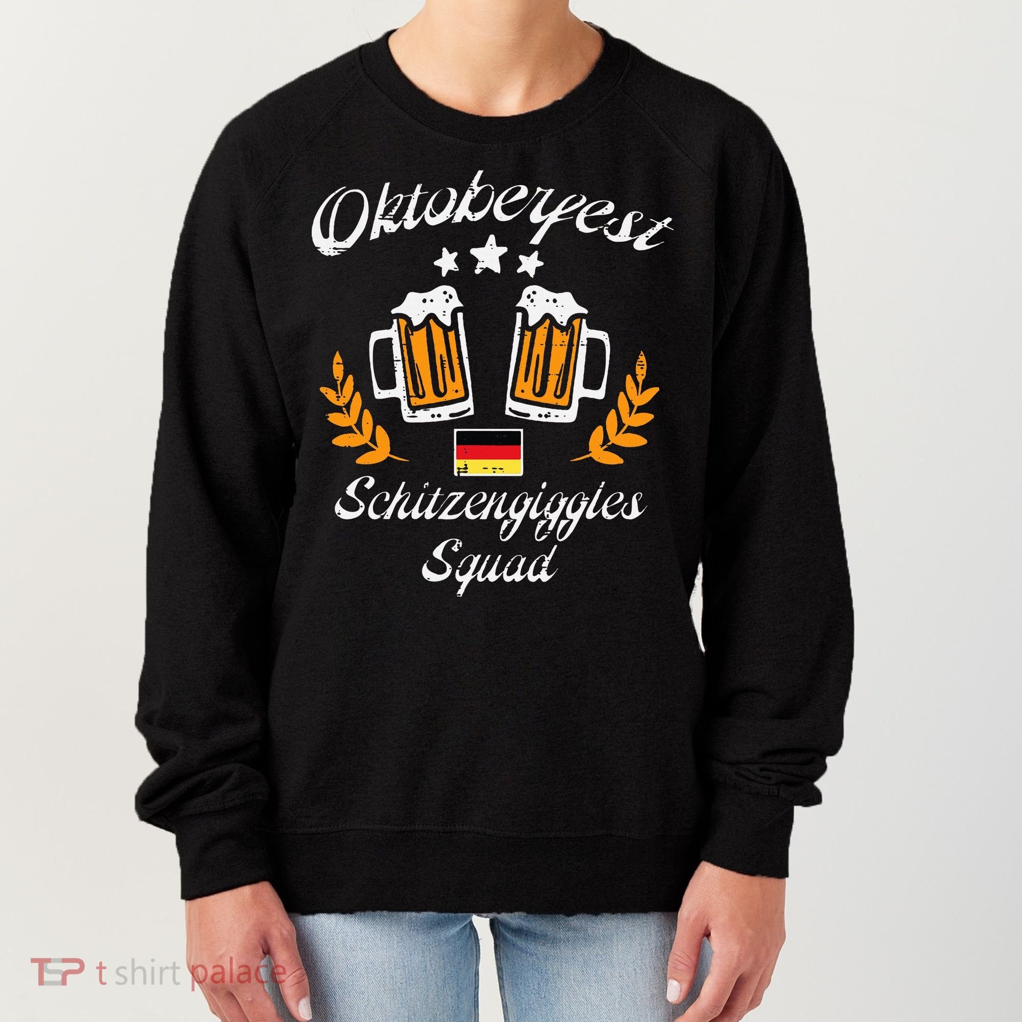 Oktoberfest Schitzengiggle Squad Bavarian Festival Women's Sweatshirt