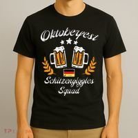 Oktoberfest Schitzengiggle Squad Bavarian Festival T-Shirt thumb 3