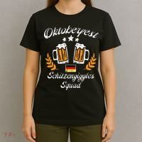 Oktoberfest Schitzengiggle Squad Bavarian Festival T-Shirt thumb 4