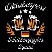 Oktoberfest Schitzengiggle Squad Bavarian Festival Women's Hoodie thumb 2