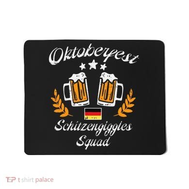 Oktoberfest Schitzengiggle Squad Bavarian Festival Mousepad