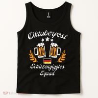 Oktoberfest Schitzengiggle Squad Bavarian Festival Tank Top thumb 2