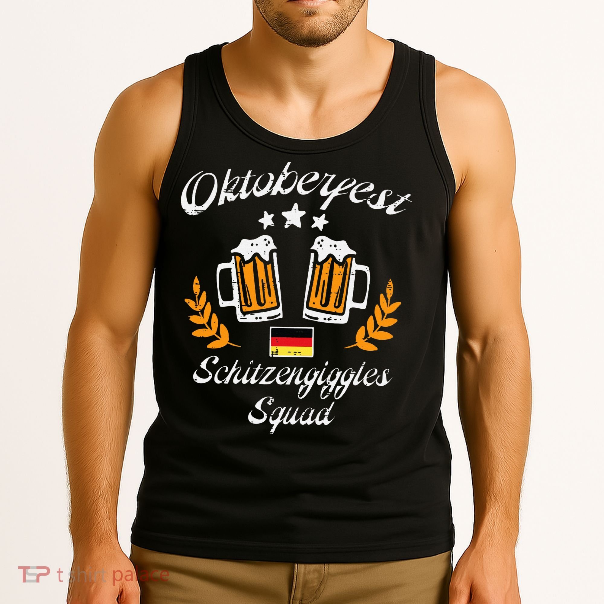 Oktoberfest Schitzengiggle Squad Bavarian Festival Tank Top