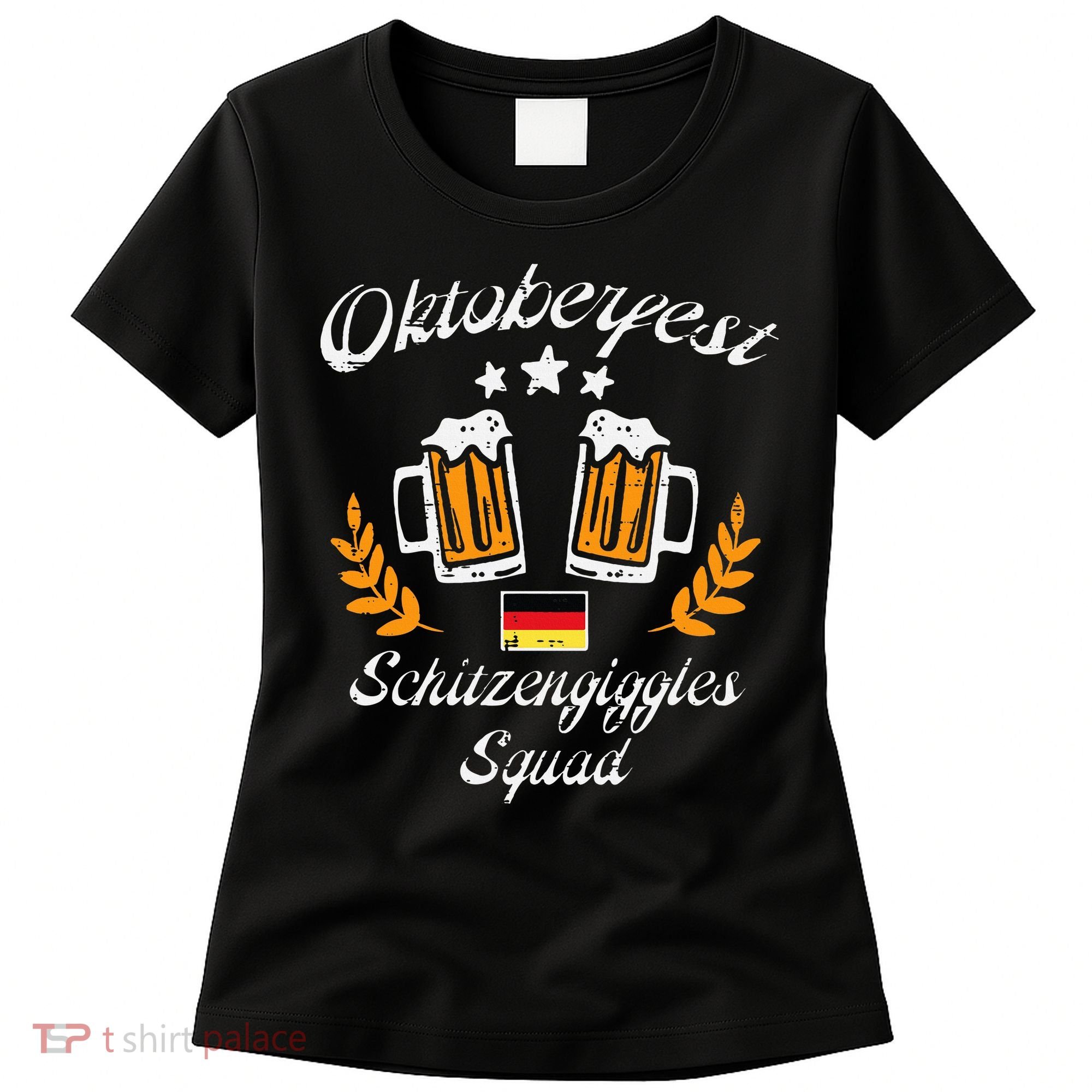 Oktoberfest Schitzengiggle Squad Bavarian Festival Women's T-Shirt