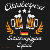 Oktoberfest Schitzengiggle Squad Bavarian Festival Women's T-Shirt thumb 6