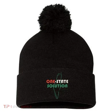 One State Solution Pom Pom 12in Knit Beanie