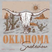 Oklahoma Smoke Show | Oklahoma Smokeshow Western Country Ladies PosiCharge Tri-Blend Wicking Tank thumb 2