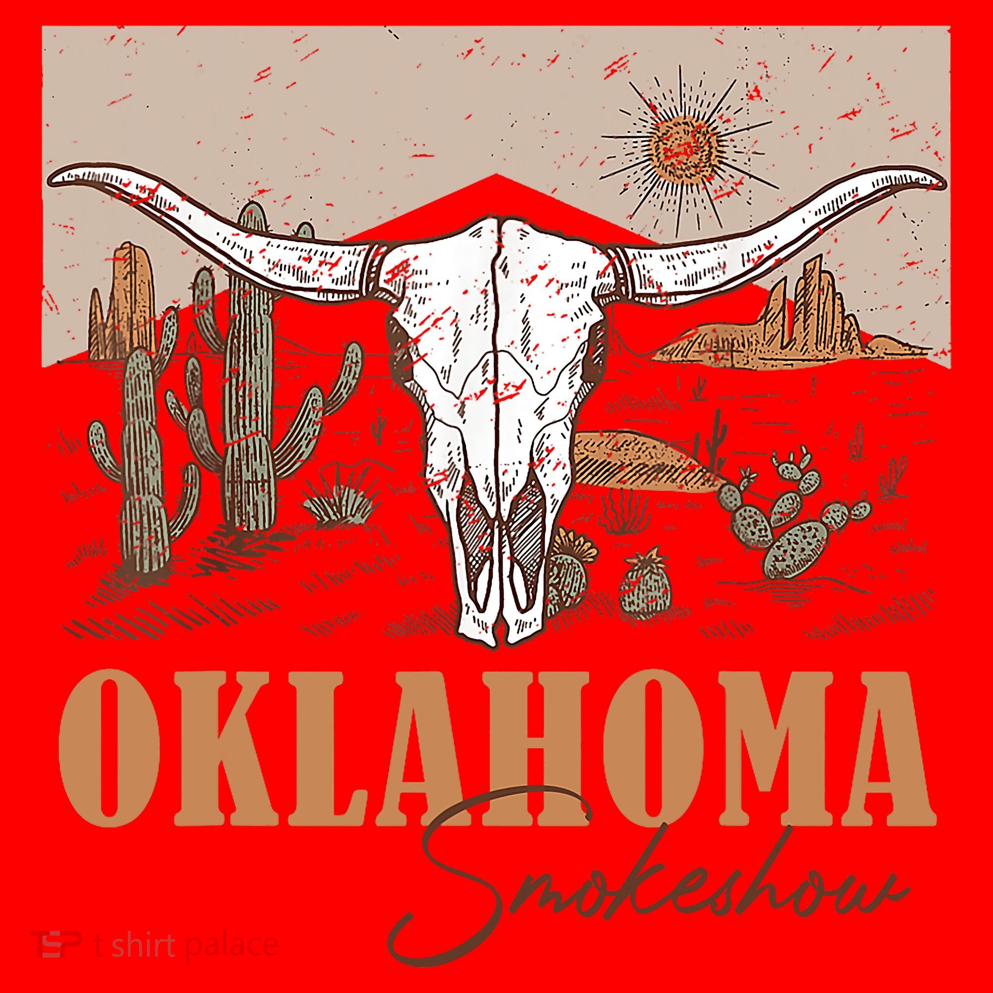 Oklahoma Smoke Show | Oklahoma Smokeshow Western Country Santa Hat