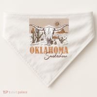 Oklahoma Smoke Show | Oklahoma Smokeshow Western Country USA-Made Doggie Bandana thumb 0