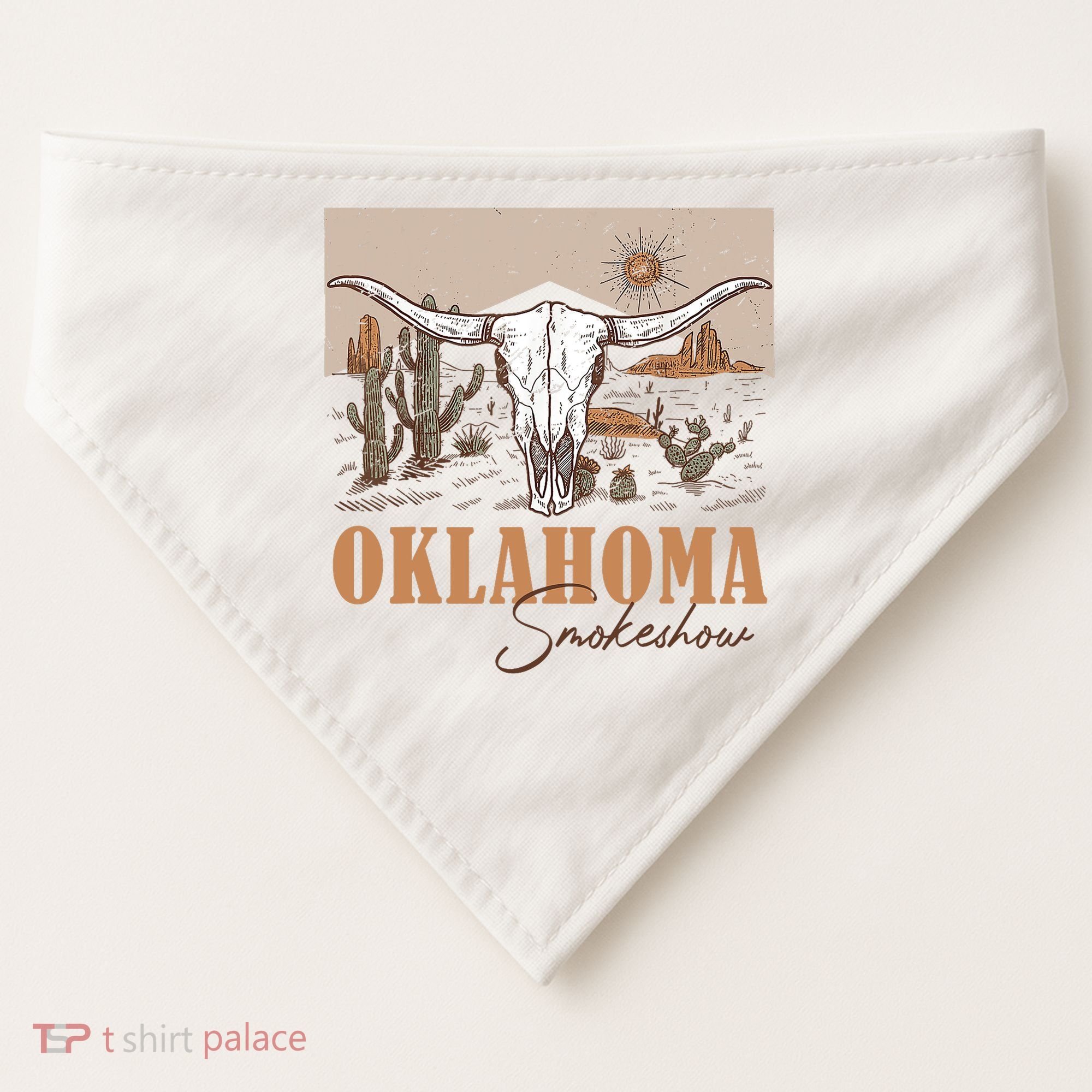 Oklahoma Smoke Show | Oklahoma Smokeshow Western Country USA-Made Doggie Bandana