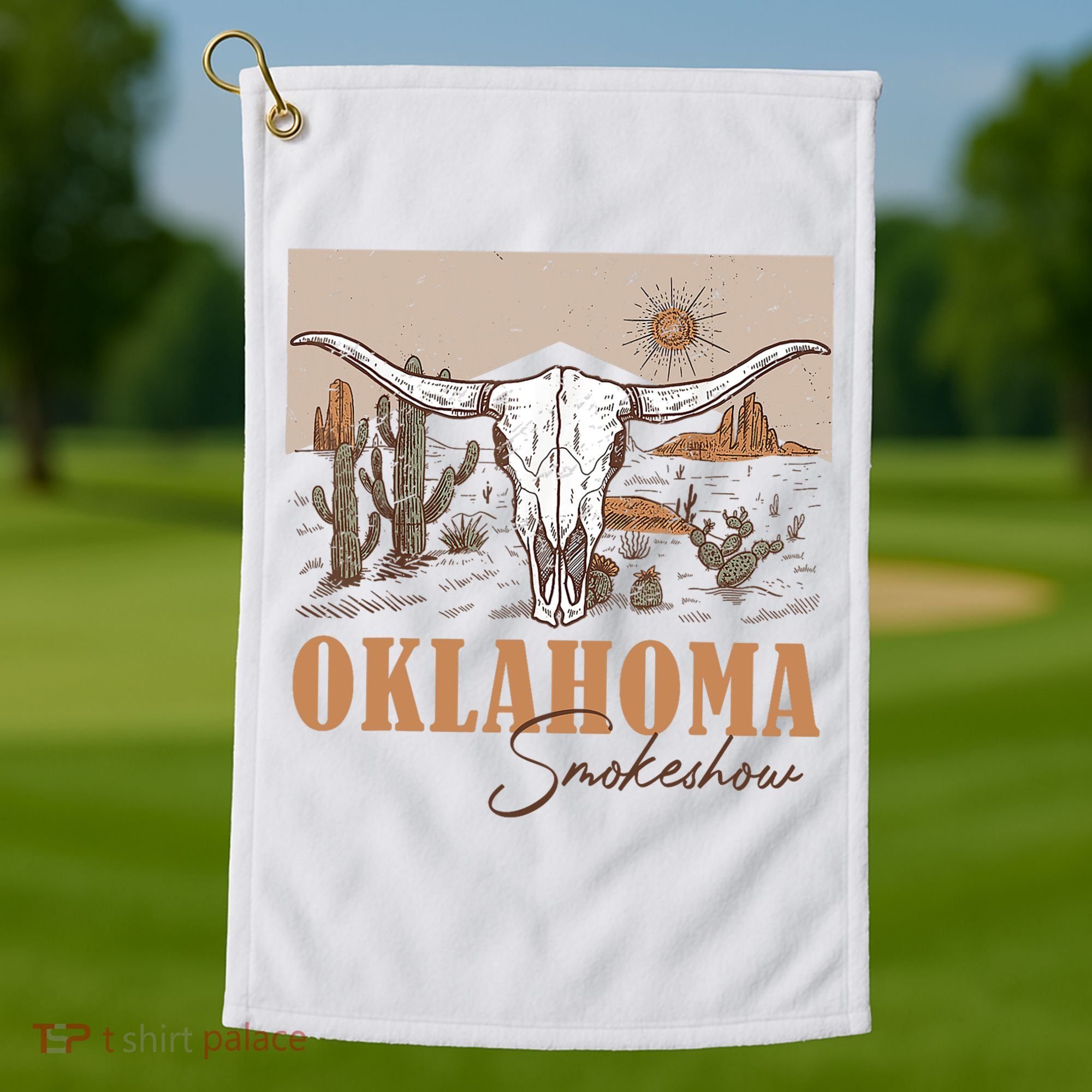 Oklahoma Smoke Show | Oklahoma Smokeshow Western Country Golf Towel