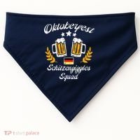 Oktoberfest Schitzengiggle Squad Bavarian Festival USA-Made Doggie Bandana thumb 0
