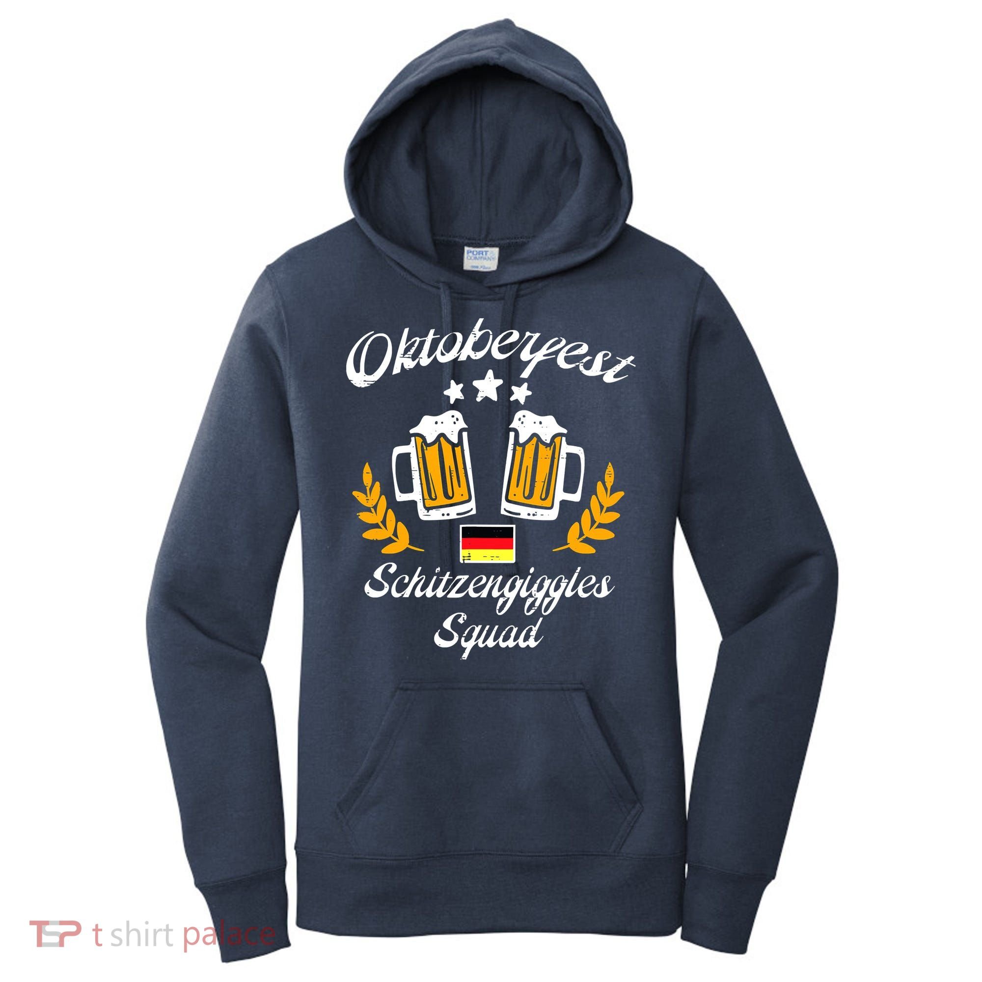 Oktoberfest Schitzengiggle Squad Bavarian Festival Women's Hoodie