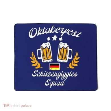 Oktoberfest Schitzengiggle Squad Bavarian Festival Mousepad