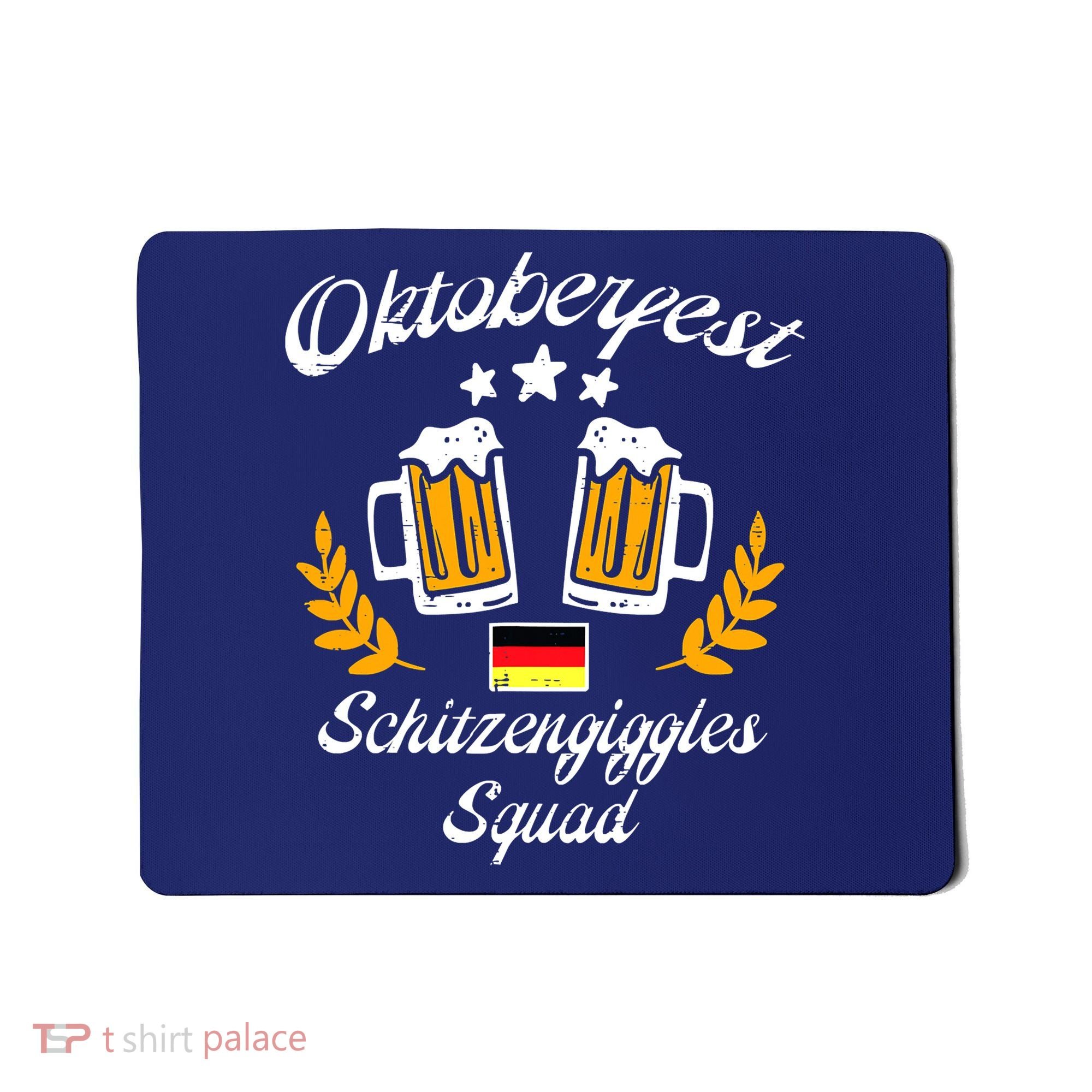 Oktoberfest Schitzengiggle Squad Bavarian Festival Mousepad