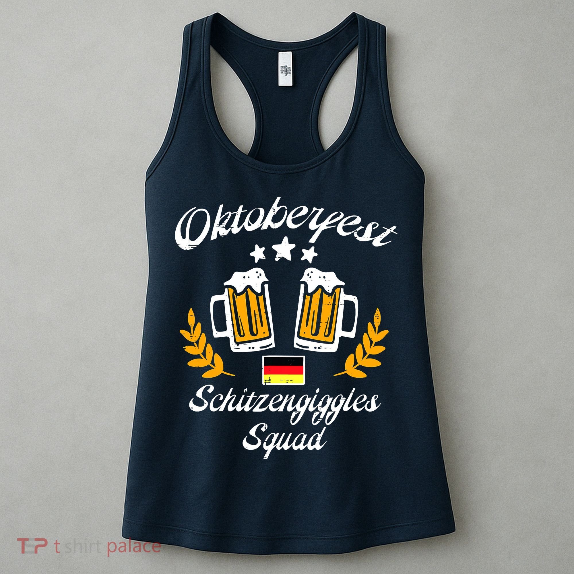 Oktoberfest Schitzengiggle Squad Bavarian Festival Women's Tank Top