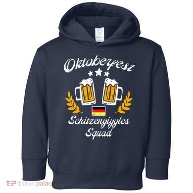 Oktoberfest Schitzengiggle Squad Bavarian Festival Toddler Hoodie