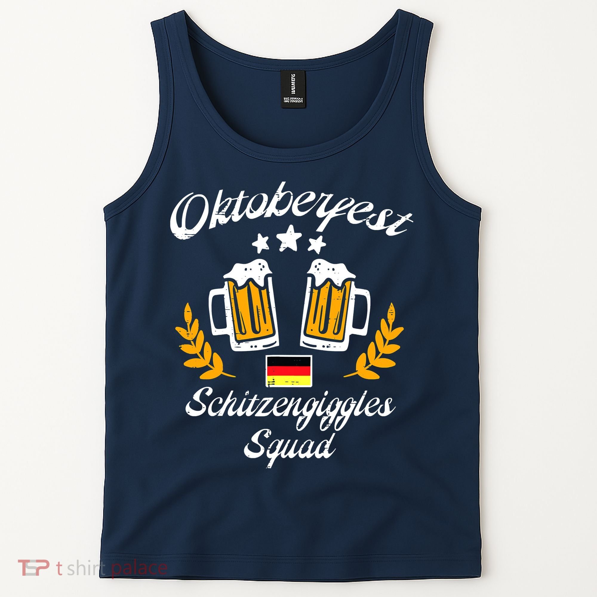 Oktoberfest Schitzengiggle Squad Bavarian Festival Tank Top