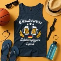 Oktoberfest Schitzengiggle Squad Bavarian Festival Tank Top thumb 4