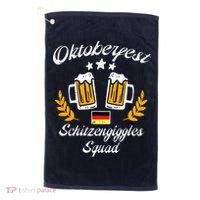 Oktoberfest Schitzengiggle Squad Bavarian Festival Golf Towel thumb 0