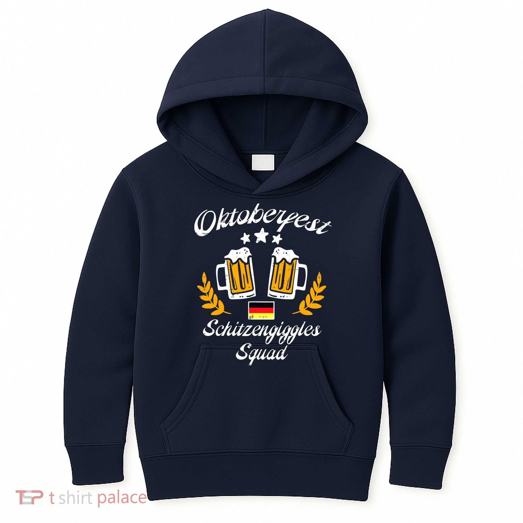 Oktoberfest Schitzengiggle Squad Bavarian Festival Kids Hoodie