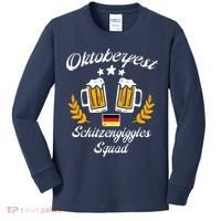 Oktoberfest Schitzengiggle Squad Bavarian Festival Kids Long Sleeve Shirt thumb 0