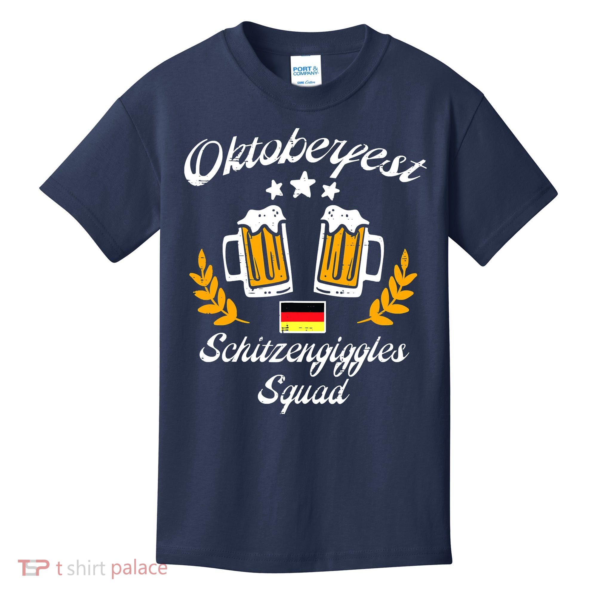 Oktoberfest Schitzengiggle Squad Bavarian Festival Kids T-Shirt