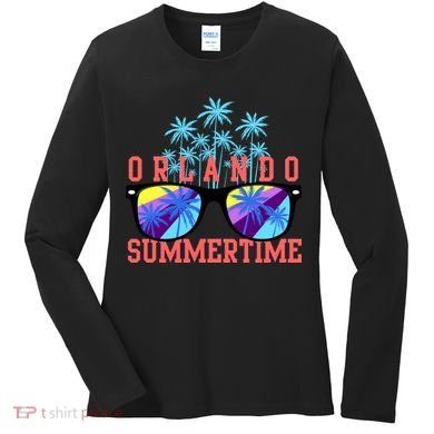 Orlando Summertime Shades Icon Women's Long Sleeve Shirt