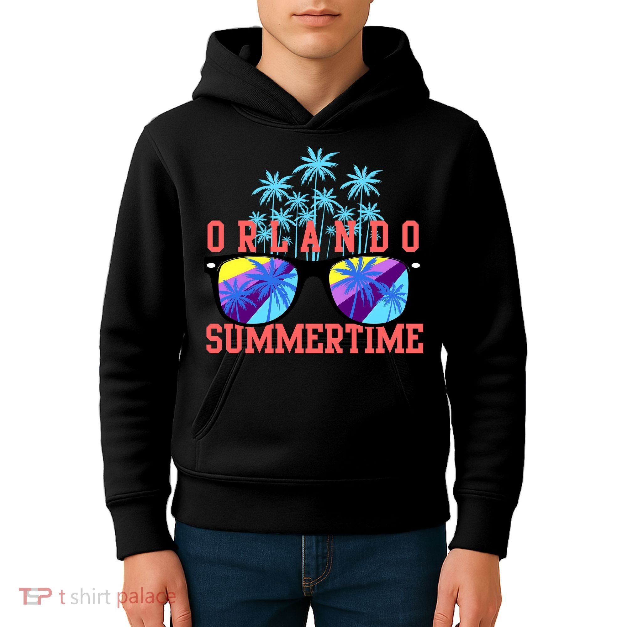 Orlando Summertime Shades Icon Kids Hoodie