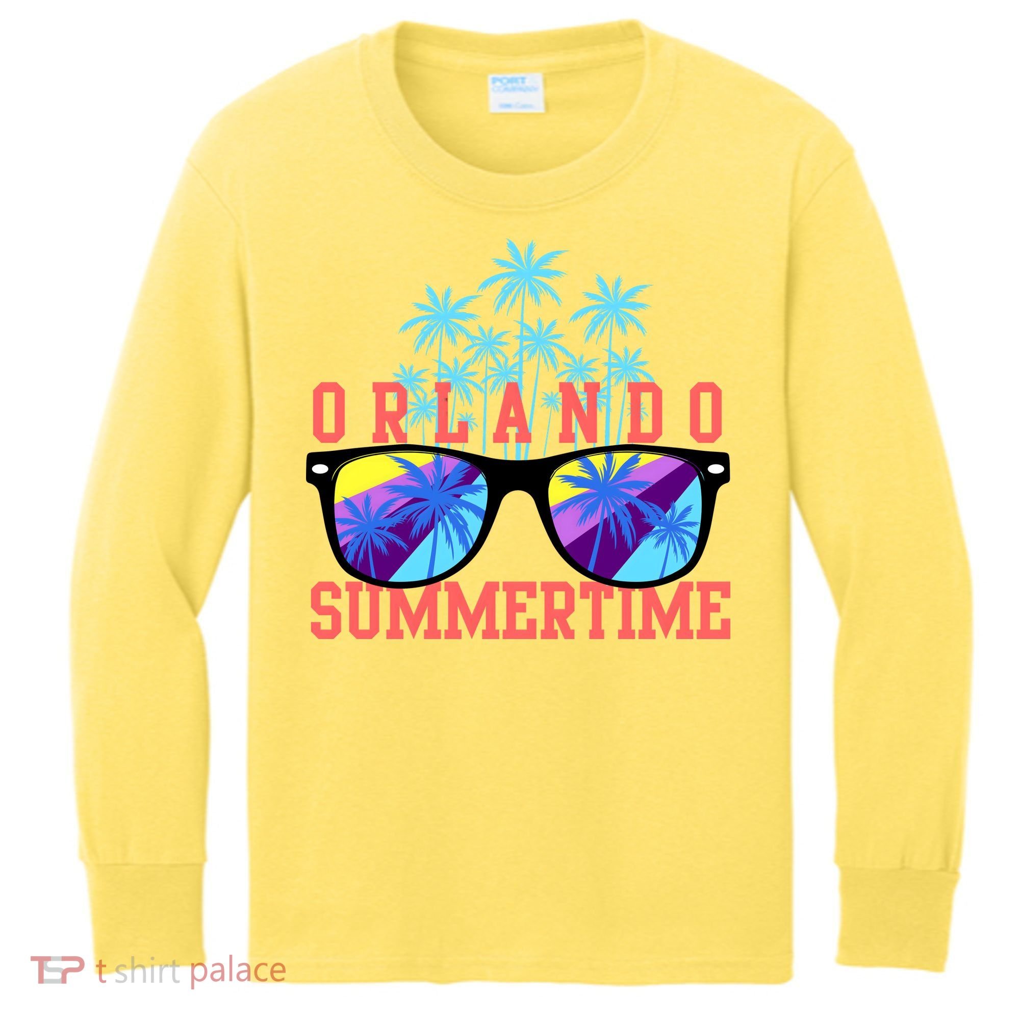 Orlando Summertime Shades Icon Kids Long Sleeve Shirt