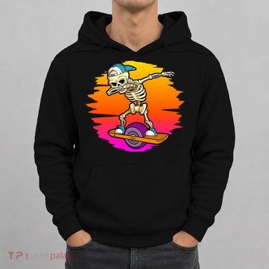 onewheel Skeleton Skateboard Dabbing Skate Skeleton float Hoodie