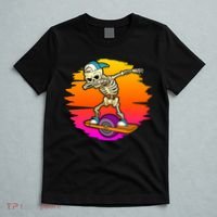 onewheel Skeleton Skateboard Dabbing Skate Skeleton float T-Shirt thumb 5