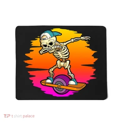 onewheel Skeleton Skateboard Dabbing Skate Skeleton float Mousepad