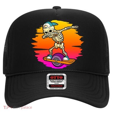 onewheel Skeleton Skateboard Dabbing Skate Skeleton float Hat