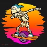 onewheel Skeleton Skateboard Dabbing Skate Skeleton float Visor thumb 3