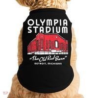 Olympia Stadium The Old Red Burn Detroit Michigan Doggie Tank thumb 0