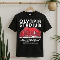 Olympia Stadium The Old Red Burn Detroit Michigan T-Shirt thumb 2
