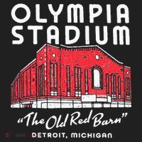 Olympia Stadium The Old Red Burn Detroit Michigan Beanie thumb 2