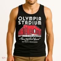 Olympia Stadium The Old Red Burn Detroit Michigan Tank Top thumb 3