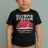 Olympia Stadium The Old Red Burn Detroit Michigan Toddler T-Shirt thumb 2