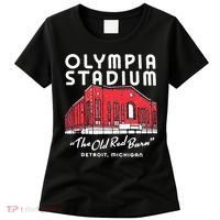 Olympia Stadium The Old Red Burn Detroit Michigan Women's T-Shirt thumb 0