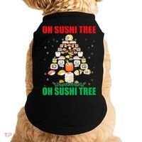 Oh Sushi Tree Funny Japanese Food Christmas Gift Doggie Tank thumb 0