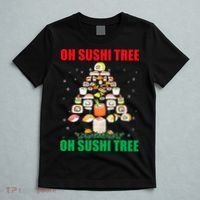 Oh Sushi Tree Funny Japanese Food Christmas Gift T-Shirt thumb 5
