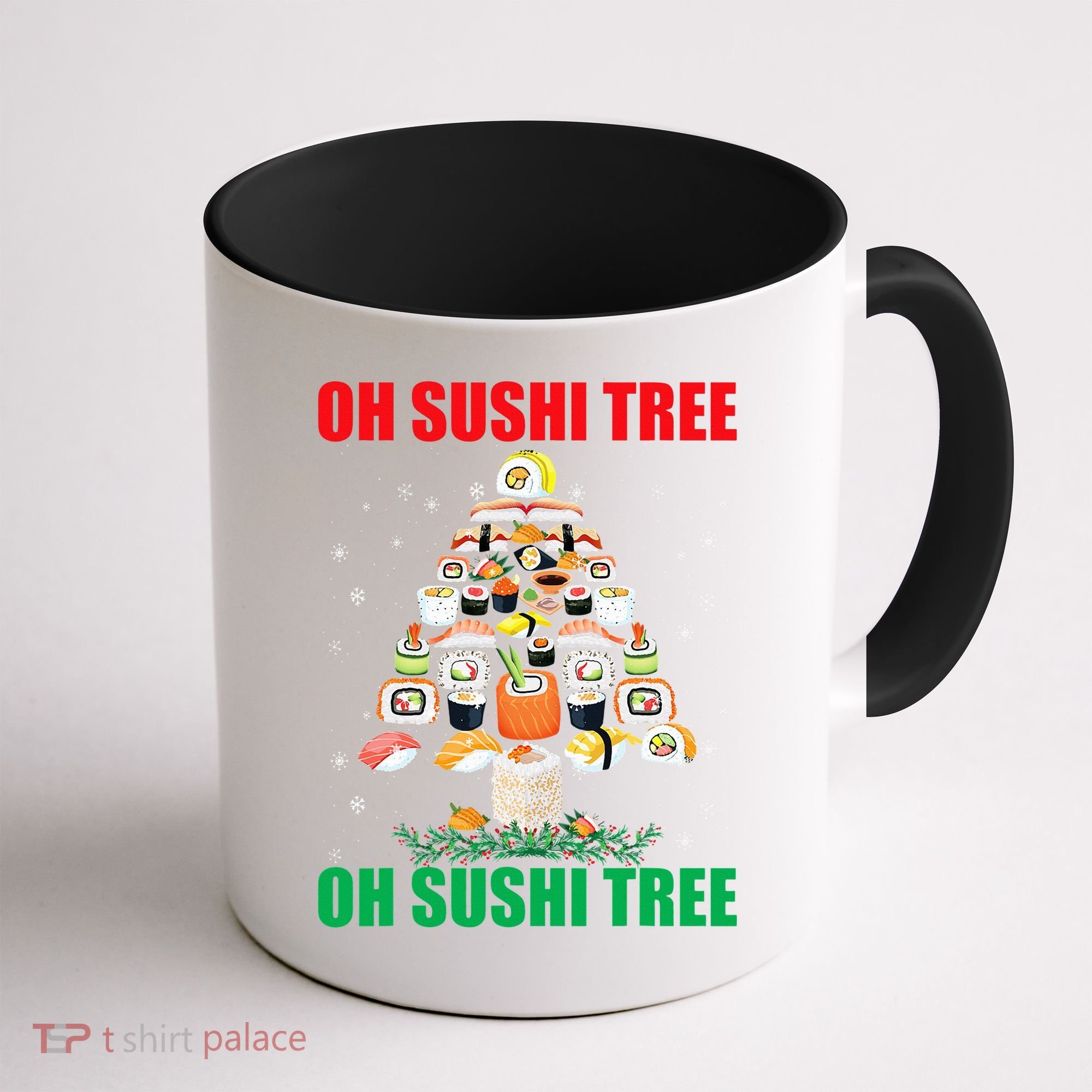 Oh Sushi Tree Funny Japanese Food Christmas Gift Coffee Mug