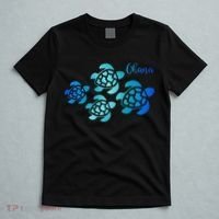 Ohana Sea Turtle Family Hawaii Vacation Tropical Hawaiian T-Shirt thumb 5