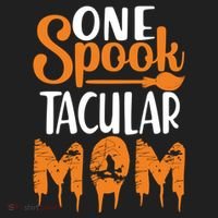 One Spook Tacular Mom Funny Spooky Mom Gift Beanie thumb 2
