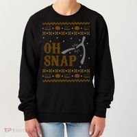 Oh Snap Turkey Wish Bone Ugly Sweater Thanksgiving Women's Sweatshirt thumb 0