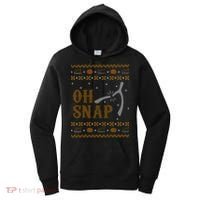 Oh Snap Turkey Wish Bone Ugly Sweater Thanksgiving Women's Hoodie thumb 0