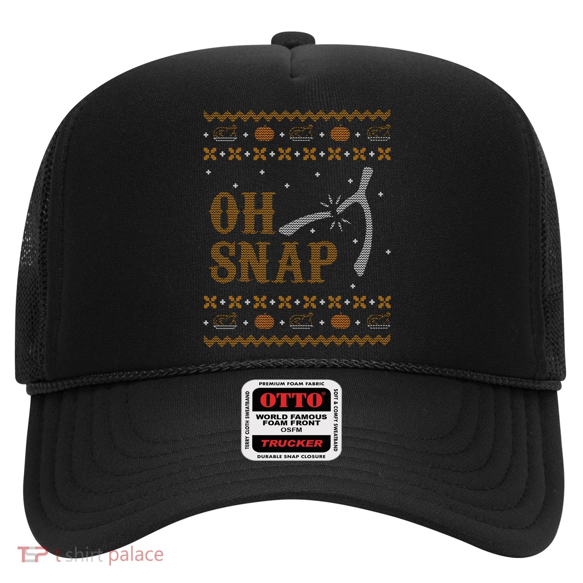 Oh Snap Turkey Wish Bone Ugly Sweater Thanksgiving Hat